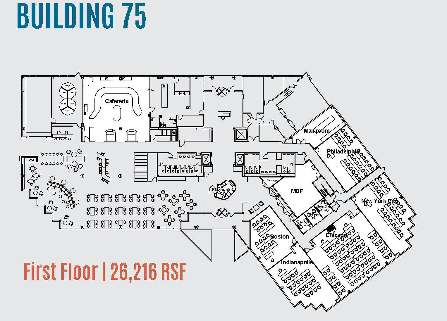 75 Tri State International, Lincolnshire, IL for lease Floor Plan- Image 1 of 3