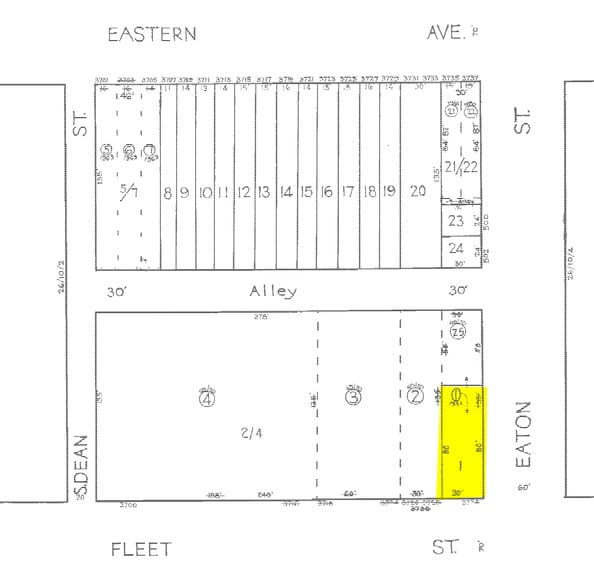 3734 Fleet St, Baltimore, MD for sale - Plat Map - Image 2 of 44