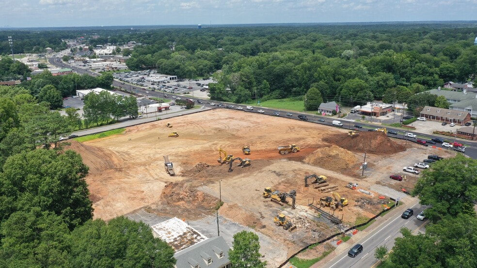 120 Glynn St. N, Fayetteville, GA for lease - Aerial - Image 2 of 4