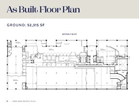 9242 Beverly Blvd, Beverly Hills, CA for lease Floor Plan- Image 1 of 5