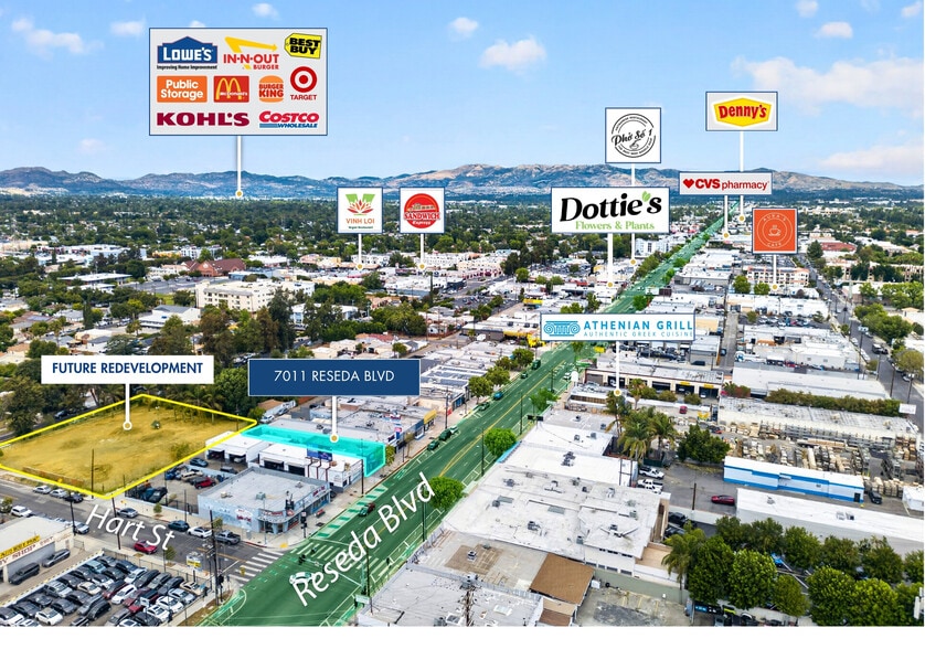 7011 Reseda Blvd, Reseda, CA for lease - Building Photo - Image 2 of 8