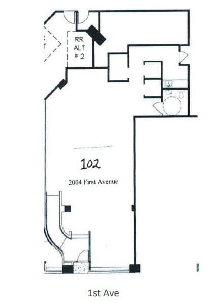 2000 1st Ave, Seattle, WA à louer Plan d’étage- Image 1 de 1