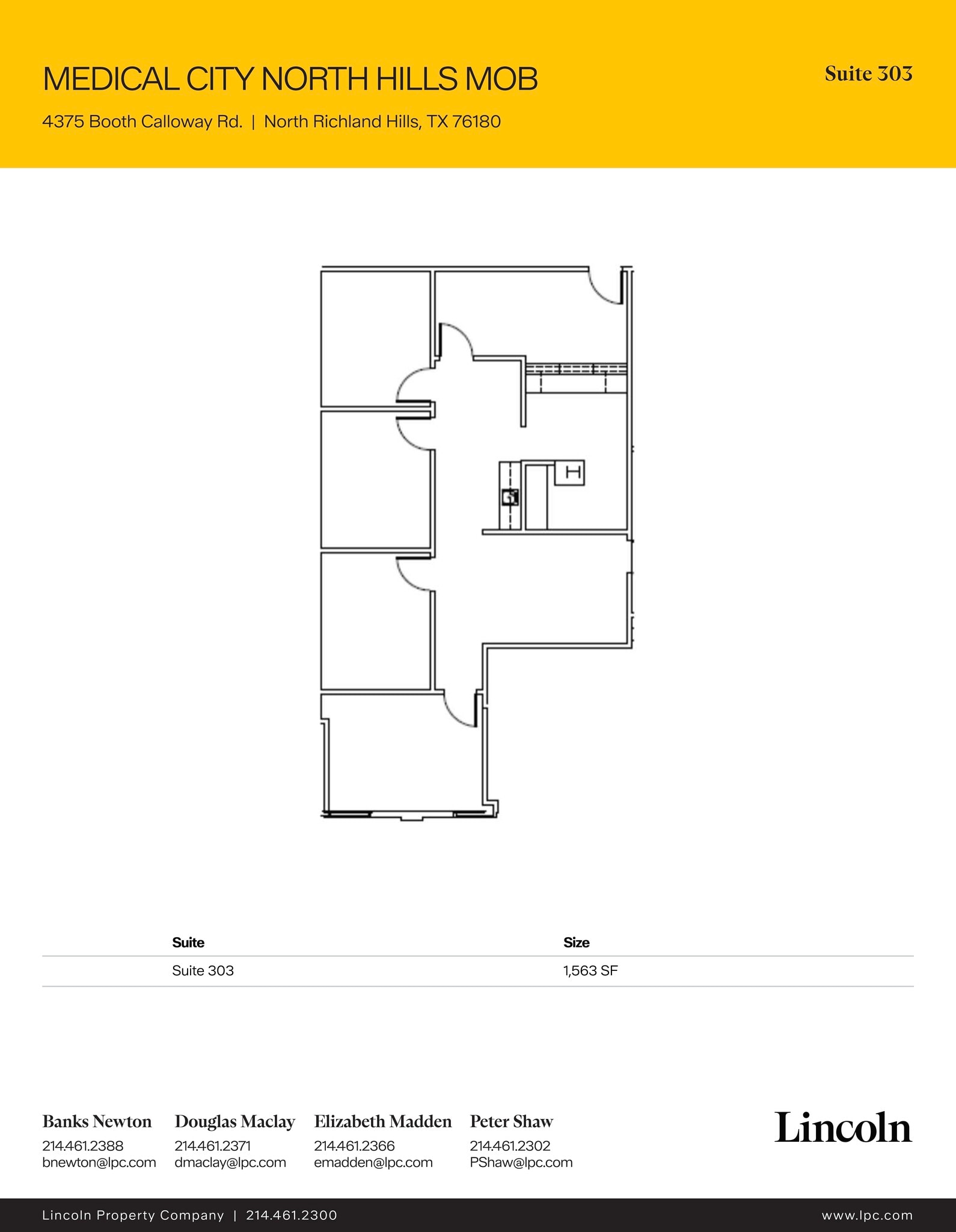 4375 Booth Calloway Rd, North Richland Hills, TX for lease Floor Plan- Image 1 of 1