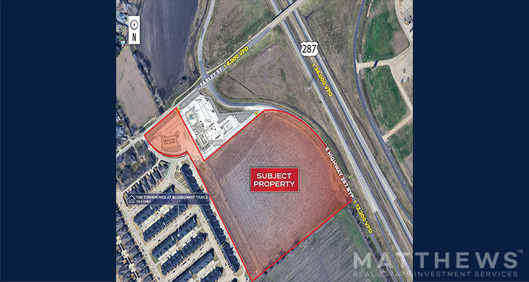 SWC S 287 & Farley St hwy, Waxahachie, TX for sale - Building Photo - Image 2 of 4