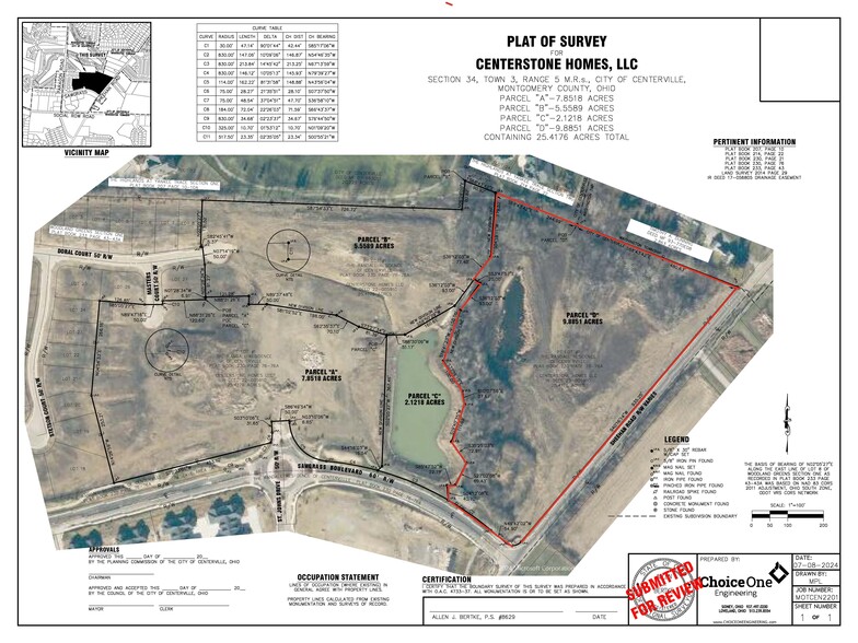 Sheehan Road Rd, Dayton, OH for sale - Plat Map - Image 1 of 7