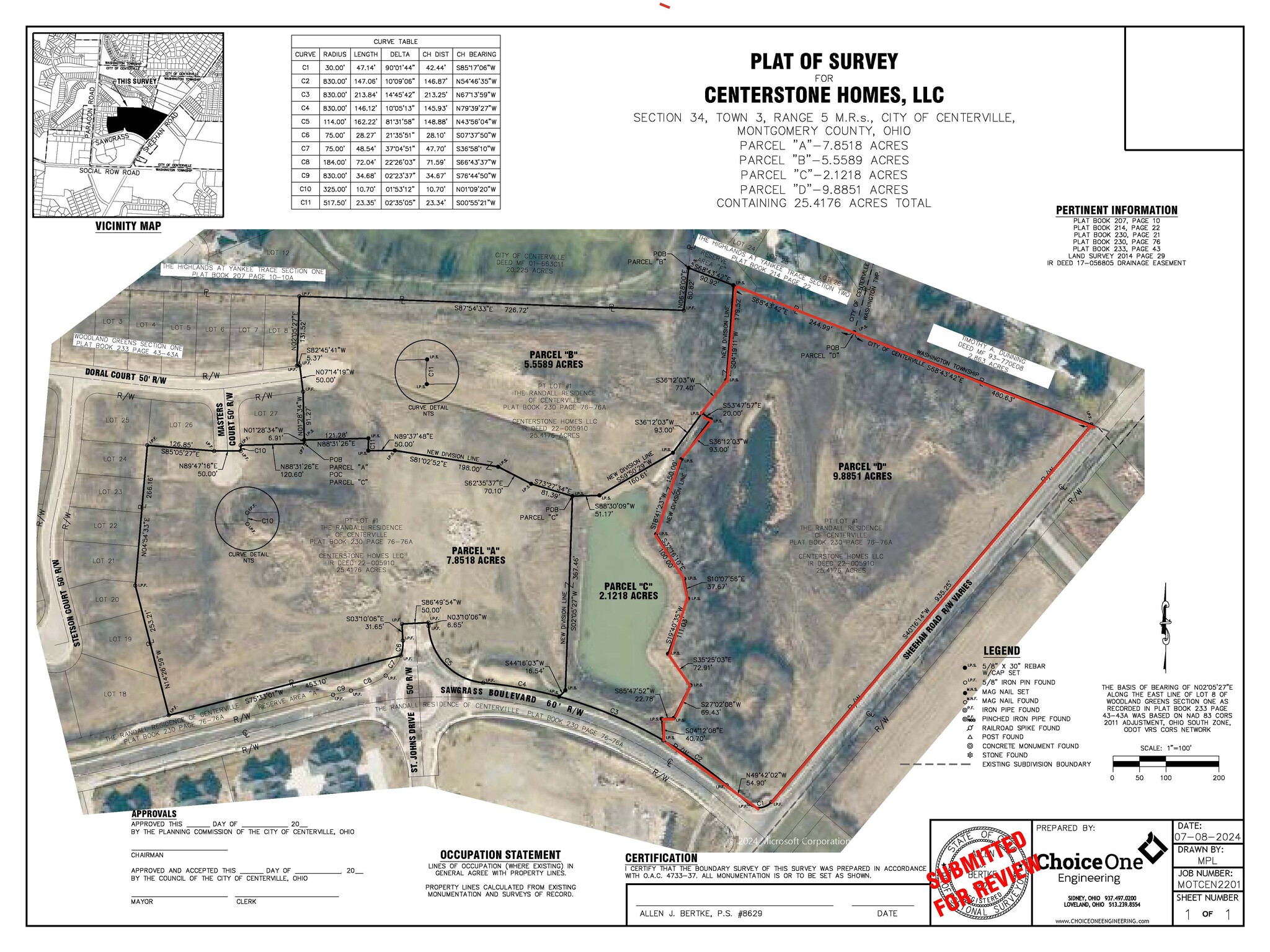 Sheehan Road Rd, Dayton, OH for sale Plat Map- Image 1 of 8