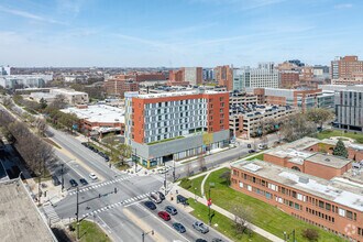 1134 S Wood St, Chicago, IL - AERIAL map view