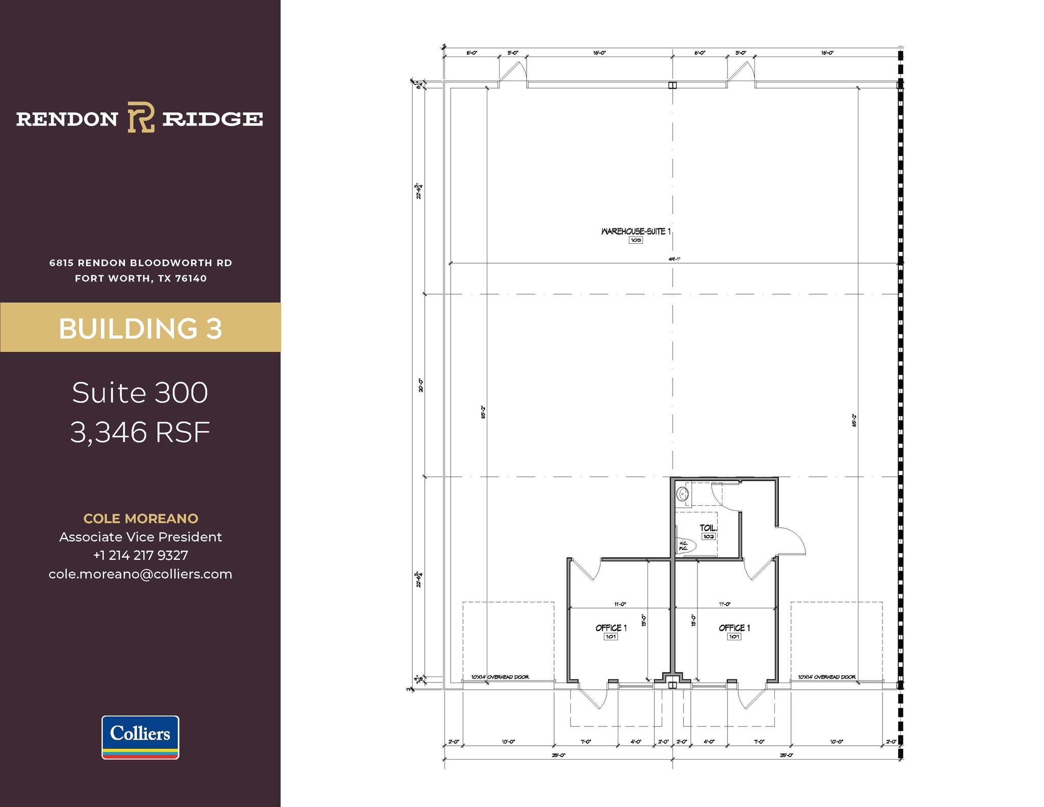 6815 Rendon Bloodworth Rd, Fort Worth, TX for lease Interior Photo- Image 1 of 4