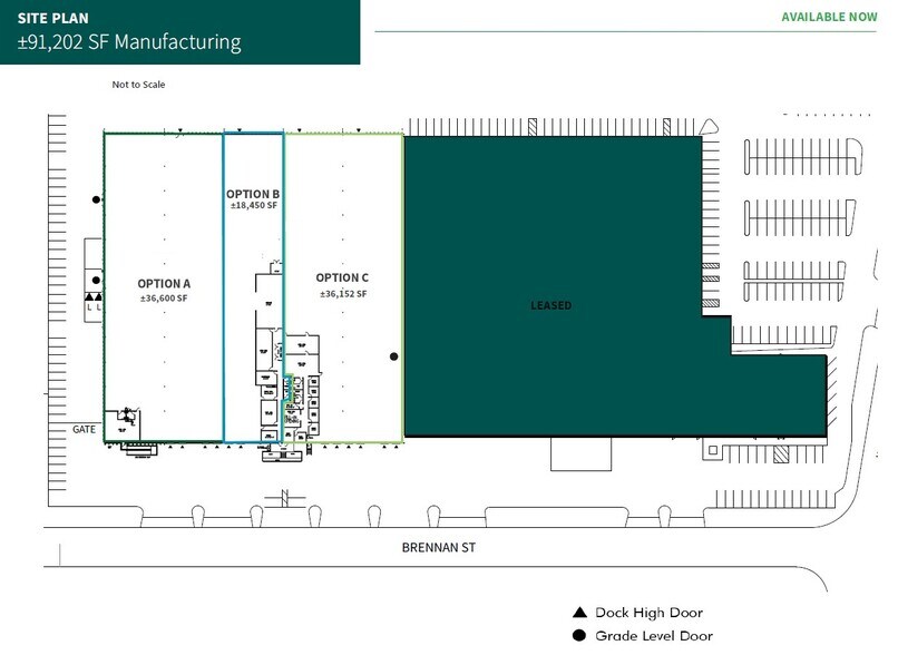 520-528 Brennan St, San Jose, CA à louer - Plan de site - Image 2 de 8