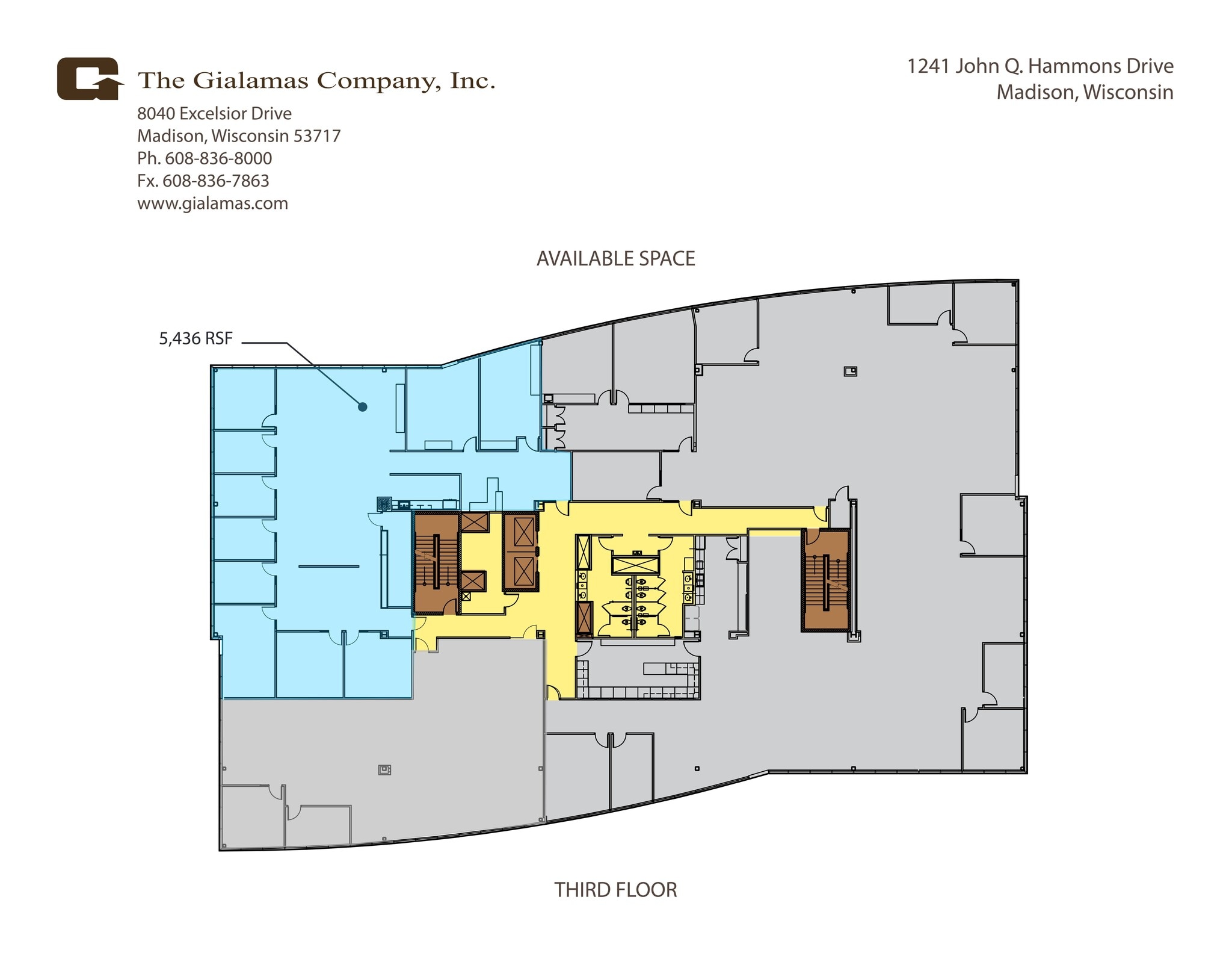 1241 John Q Hammons Dr, Madison, WI for lease Site Plan- Image 1 of 1