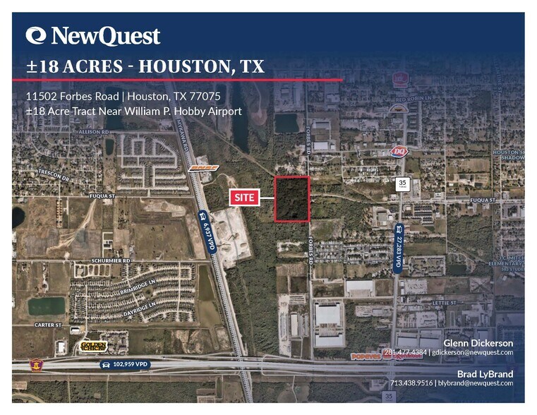 11502 Forbes Rd, Houston, TX for sale - Aerial - Image 2 of 7