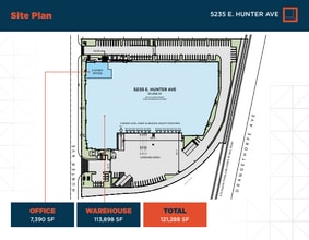 5235 E Hunter Ave, Anaheim, CA for lease Site Plan- Image 1 of 2