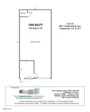 9811 Owensmouth Ave, Chatsworth, CA for lease Floor Plan- Image 2 of 2