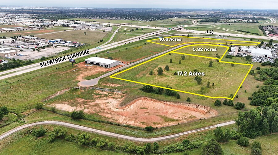 100 S Automall Ave, Yukon, OK à vendre - Aérien - Image 2 de 3