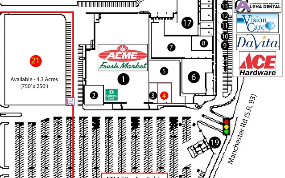 Manchester Rd, Akron, OH à louer - Plan de site - Image 3 de 3