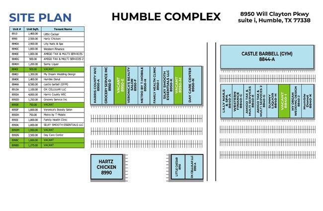 More details for 8950 Will Clayton Pky, Humble, TX - Retail for Lease