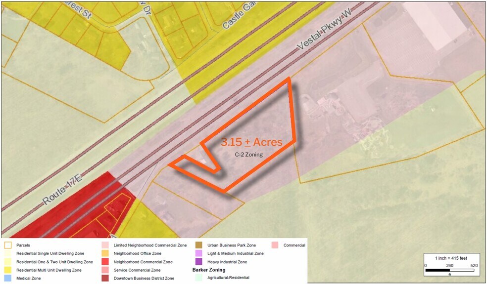 1979 Vestal Pky W, Vestal, NY for sale - Plat Map - Image 2 of 2