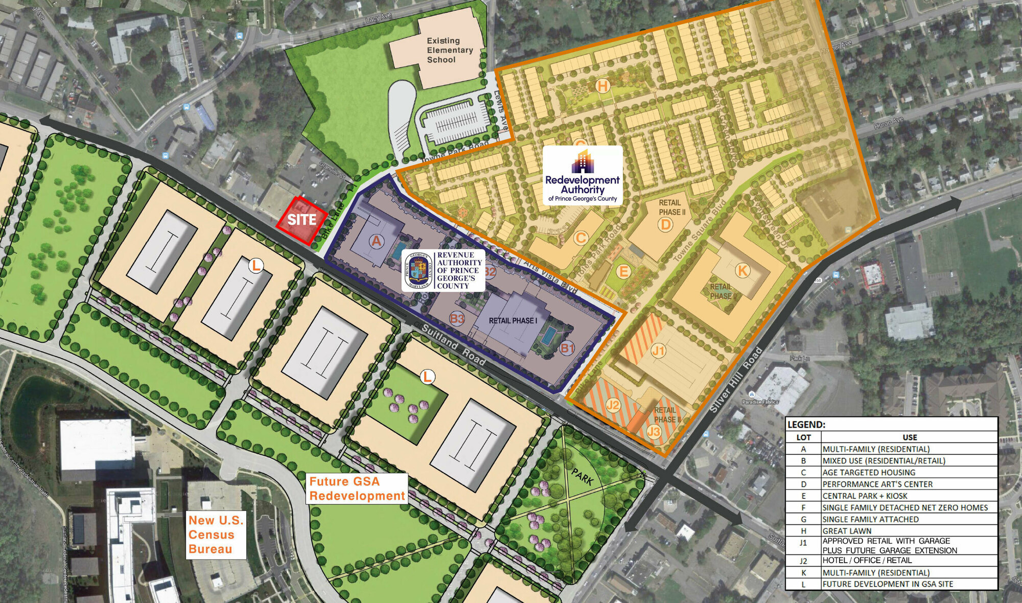 4524 Suitland Rd, Suitland, MD à louer Plan de site- Image 1 de 1