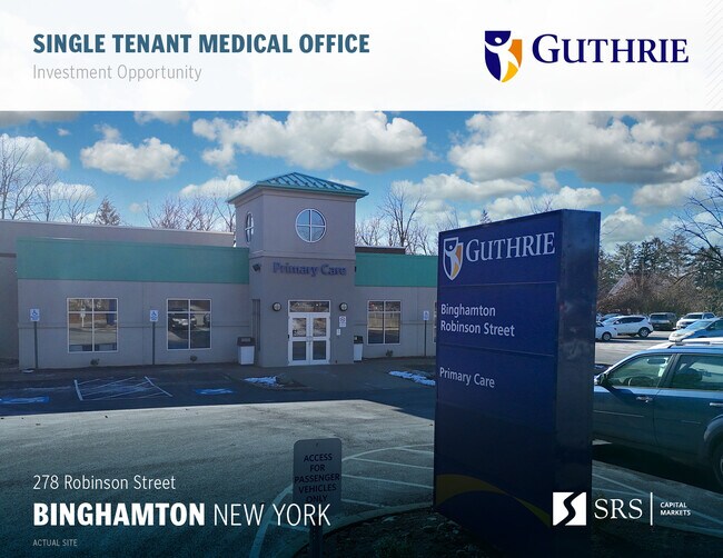 Plus de détails pour 278 Robinson St, Binghamton, NY - Bureau à vendre