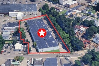 10 Island Brook Ave, Bridgeport, CT - AERIAL  map view