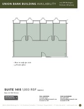 707 SW Washington St, Portland, OR for lease Floor Plan- Image 1 of 4