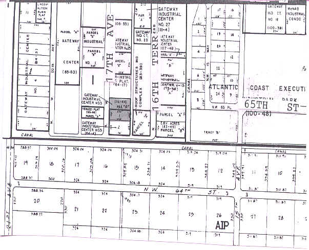6680 NW 17th Ave, Fort Lauderdale, FL à louer - Plan cadastral - Image 3 de 11