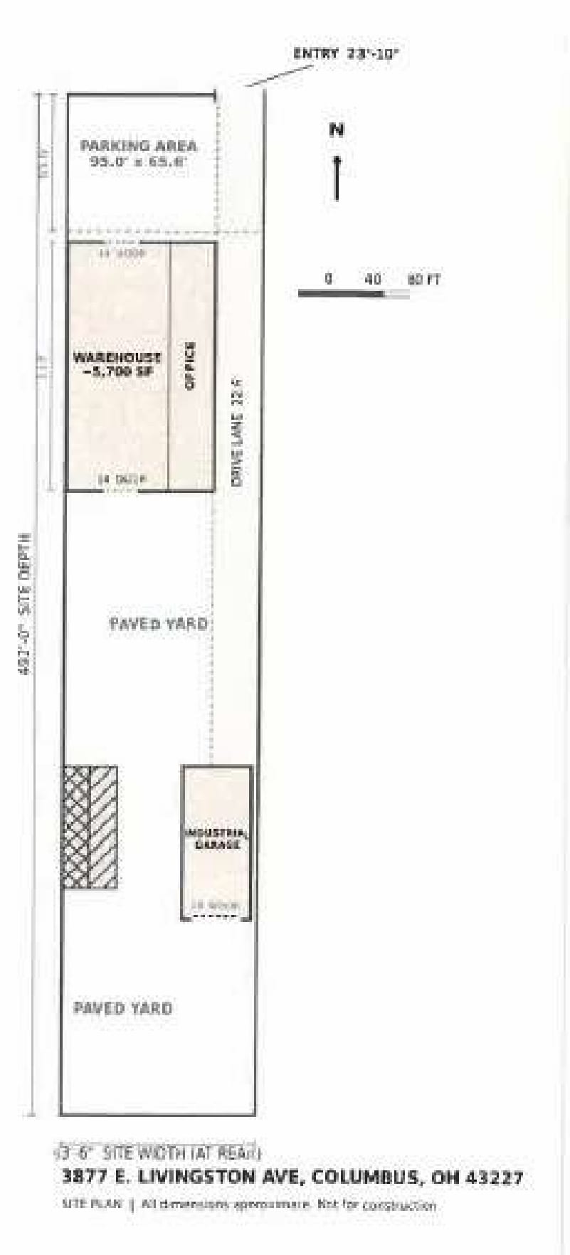 3887 E Livingston Ave, Columbus, OH for lease Floor Plan- Image 1 of 1