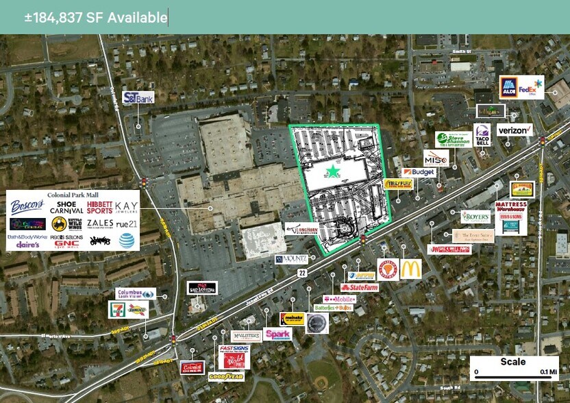 4600 Jonestown Rd, Harrisburg, PA à louer - Aérien - Image 2 de 11