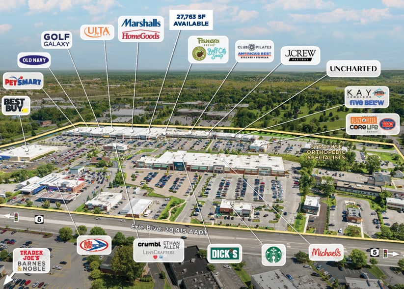 3401 Erie Blvd E, Syracuse, NY for lease - Aerial - Image 2 of 10