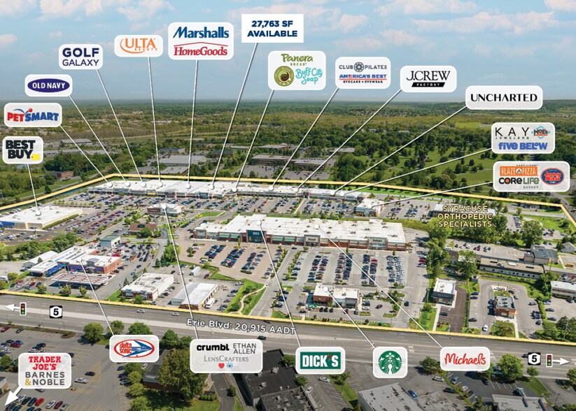 3401 Erie Blvd E, Syracuse, NY à louer - Aérien - Image 2 de 10