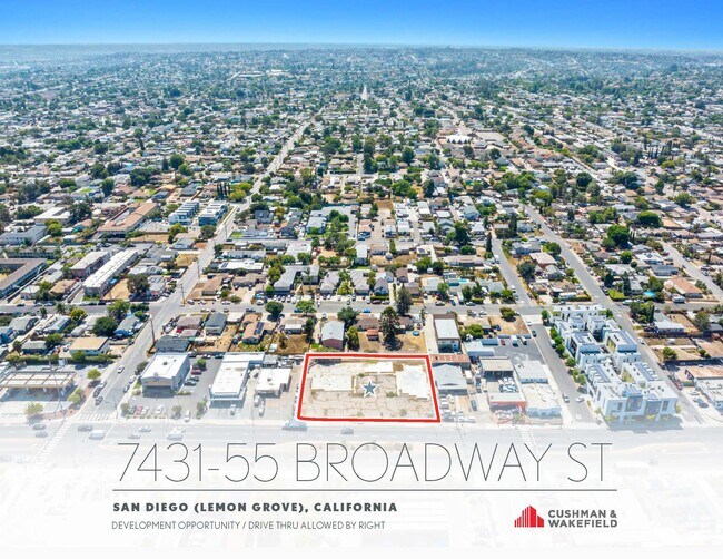 More details for 7431-7455 Broadway, Lemon Grove, CA - Land for Sale