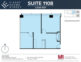 11 E Adams St, Chicago, IL for lease Floor Plan- Image 1 of 6