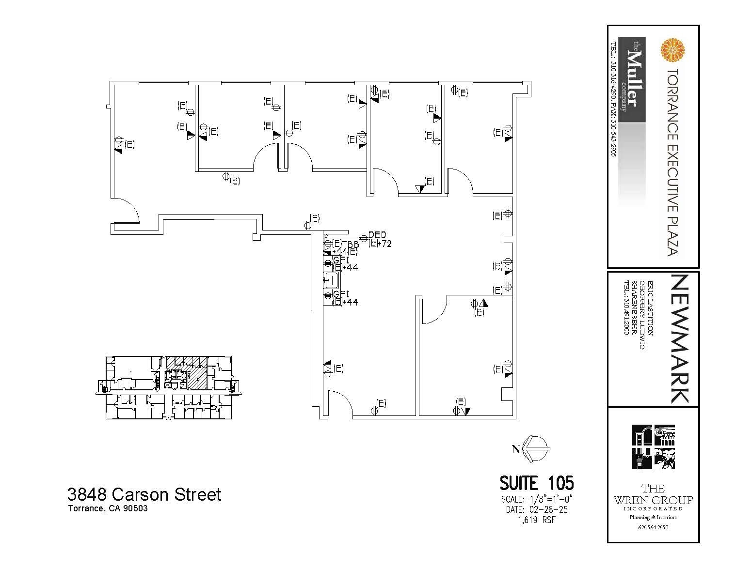 3848 W Carson St, Torrance, CA for lease Floor Plan- Image 1 of 1