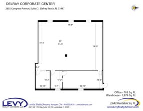 2855-2915 S Congress Ave, Delray Beach, FL for lease Floor Plan- Image 2 of 4