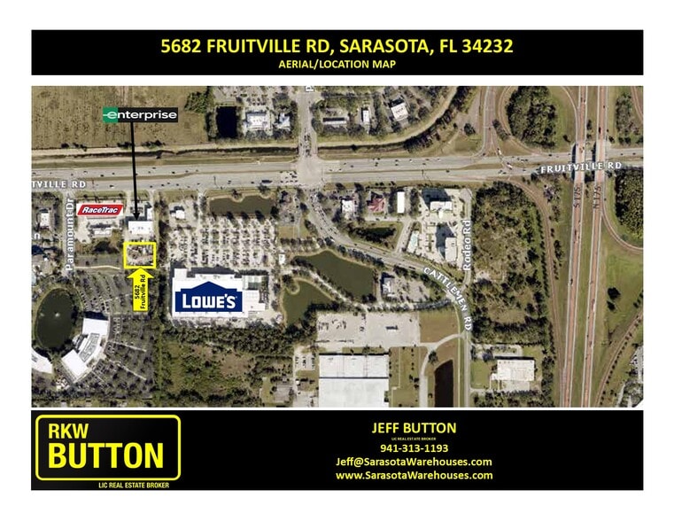 5682 Fruitville Rd, Sarasota, FL for lease - Aerial - Image 1 of 6