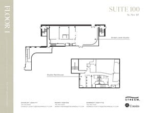 550 S Caldwell St, Charlotte, NC à louer Plan d’étage- Image 1 de 1