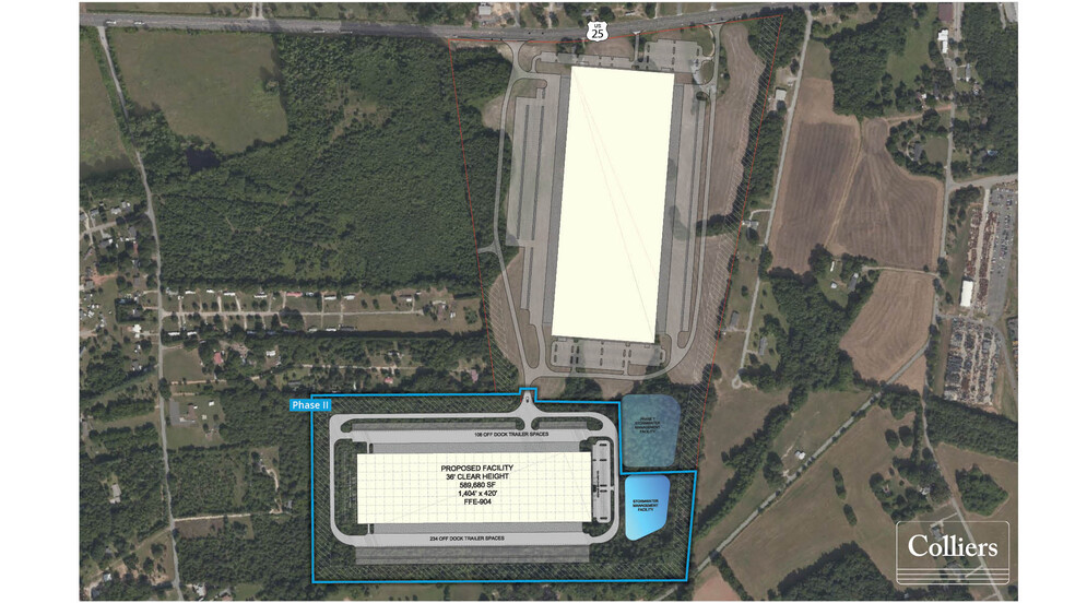 7745 Augusta Rd, Piedmont, SC à louer - Plan de site - Image 2 de 4