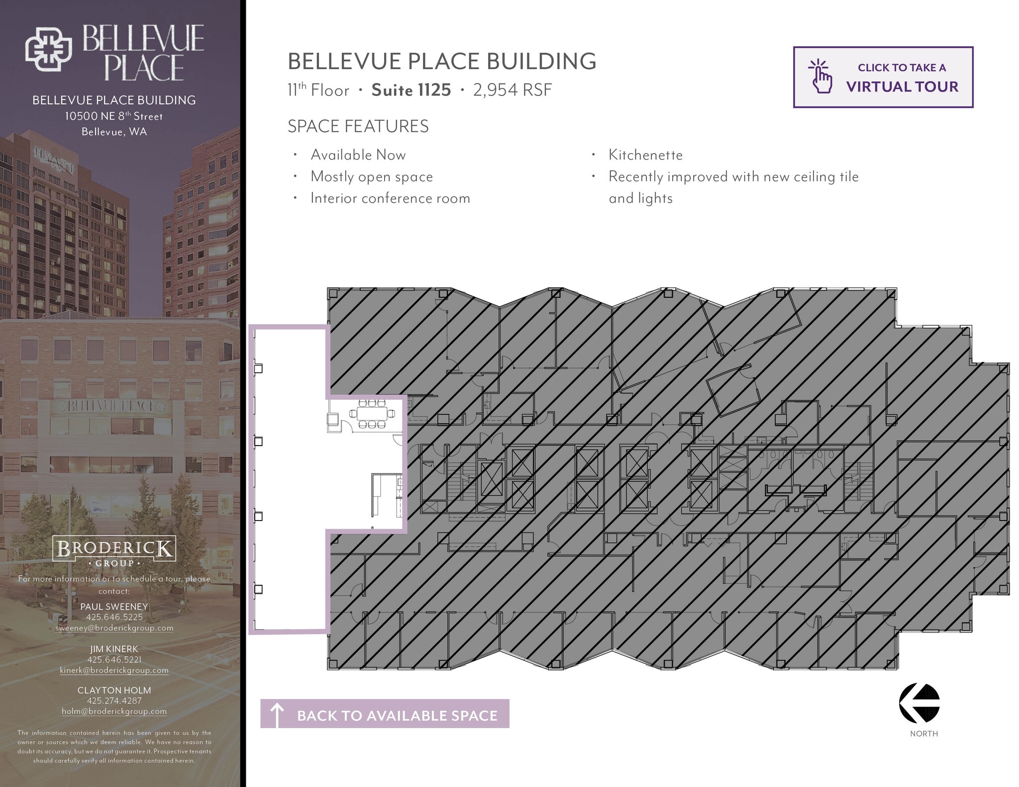 10500 NE 8th St, Bellevue, WA for lease Floor Plan- Image 1 of 1