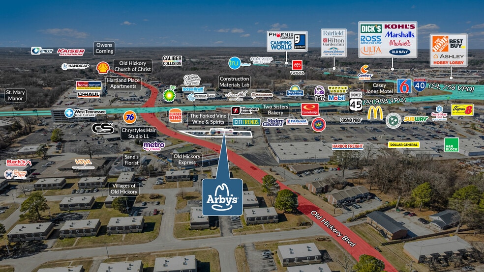 601 Old Hickory Blvd, Jackson, TN à vendre - Photo du bâtiment - Image 3 de 5