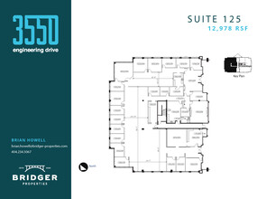 3550 Engineering Dr, Peachtree Corners, GA à louer Plan d  tage- Image 1 de 1