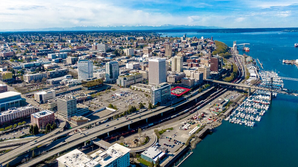 12th & A St, Tacoma, WA à vendre - Aérien - Image 3 de 4