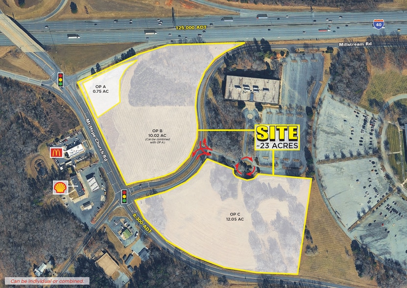 1803 Mt Hope Church rd, Mc Leansville, NC for lease - Aerial - Image 2 of 3