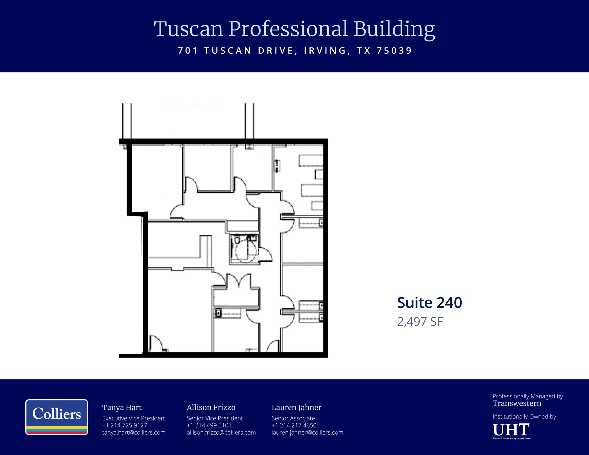 701 Tuscan Dr, Irving, TX for lease Floor Plan- Image 1 of 1