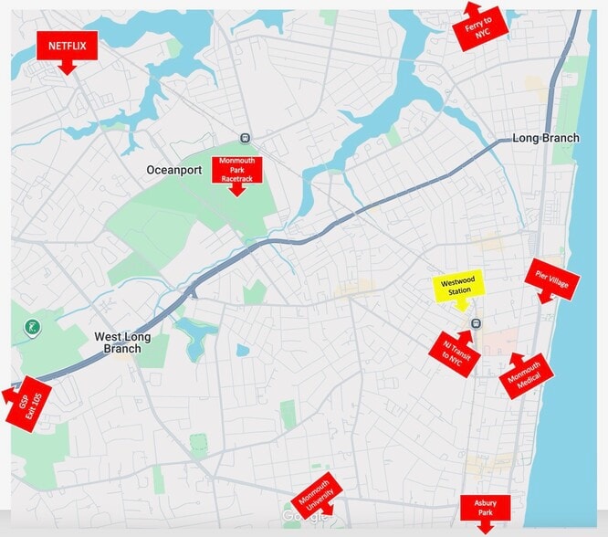 199-205 Westwood Ave, Long Branch, NJ for lease - Building Photo - Image 2 of 8
