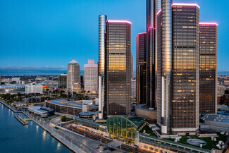 Plus de détails pour 400 Renaissance Ctr, Detroit, MI - Cotravail à louer