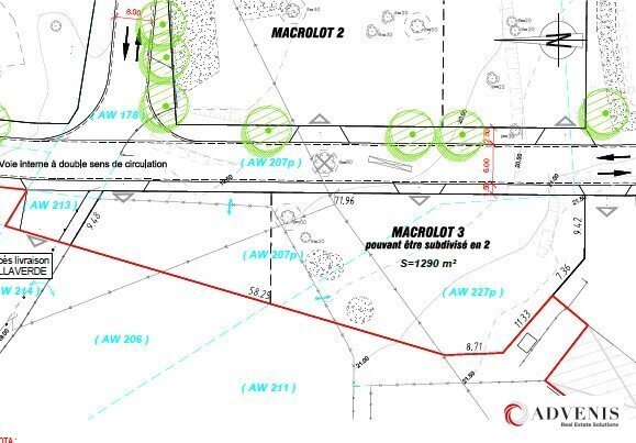 Land in Ambarès-et-Lagrave for sale Site Plan- Image 1 of 7