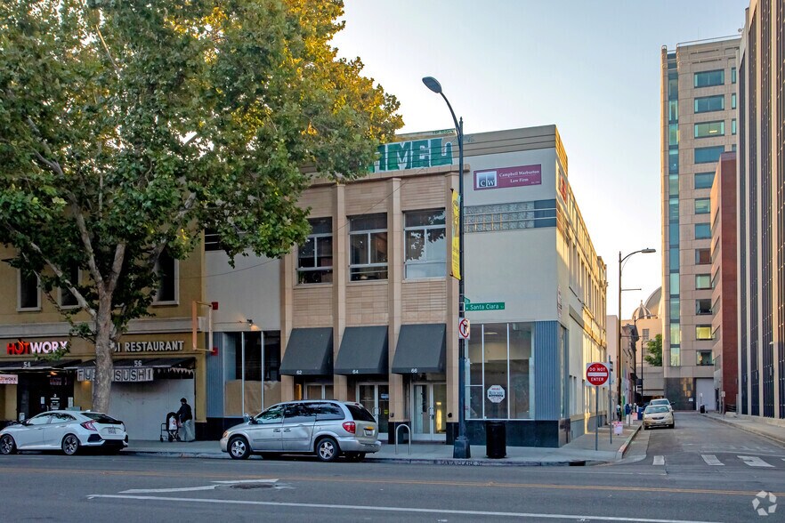 62-66 W Santa Clara St, San Jose, CA à louer - Photo du bâtiment - Image 1 de 5