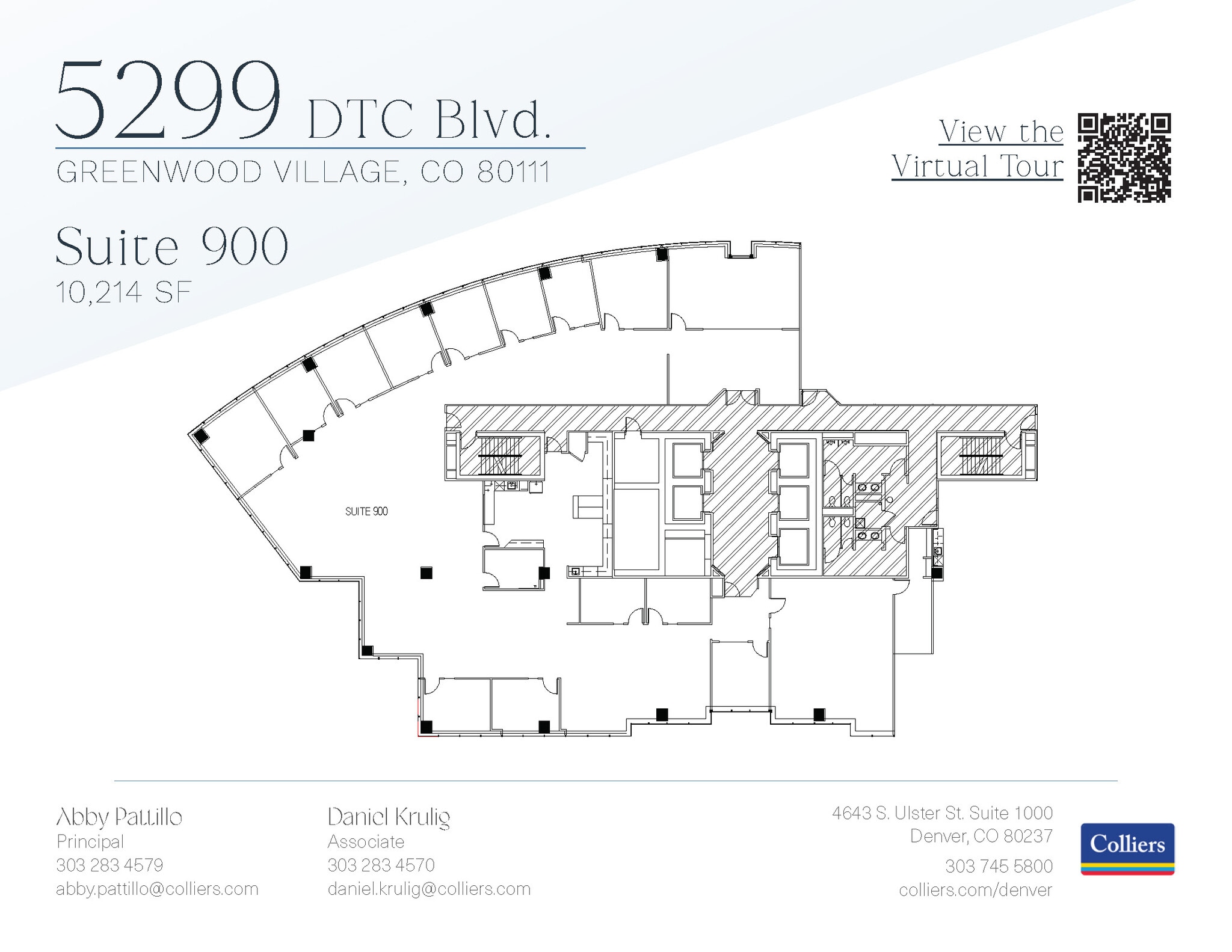 5299 Dtc Blvd, Greenwood Village, CO for lease Floor Plan- Image 1 of 1