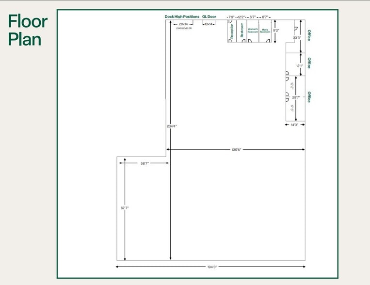 12236 Sherman Way, North Hollywood, CA for lease - Floor Plan - Image 2 of 3