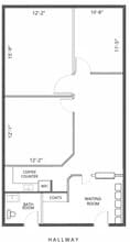 290-300 S County Farm Rd, Wheaton, IL à louer Plan d’étage- Image 1 de 3